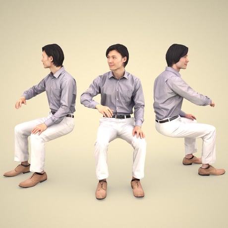 3D人物素材 [Posed]  065_Syun