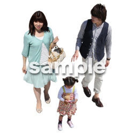 Cutout People　鳥瞰　人物　FF_156