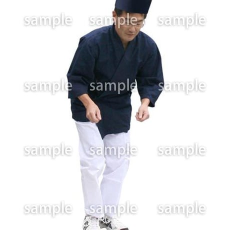 人物切抜き素材　ワーキング編　K_202