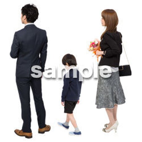 Cutout People　ファミリー　GG_014