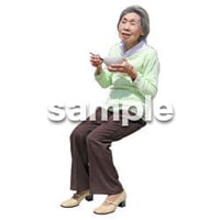 人物切抜き素材　シニアライフ編　R_402