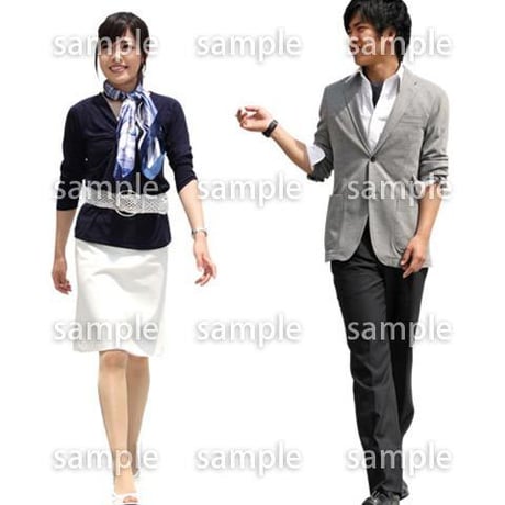 人物切抜き素材　ベーシックファッション編　P_036