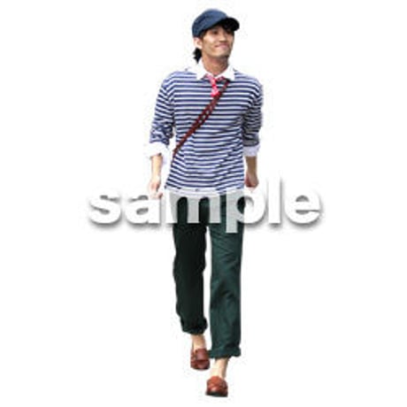 人物切抜き素材　レジャー・ショッピング編　L_267