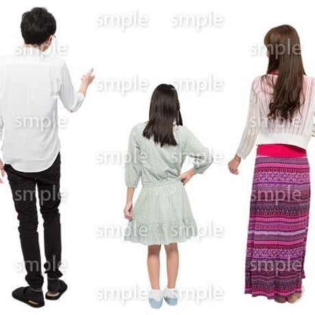Cutout People　ファミリー　II_190