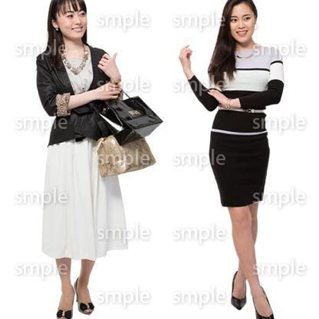 Cutout People　女性ペア　JJ_266