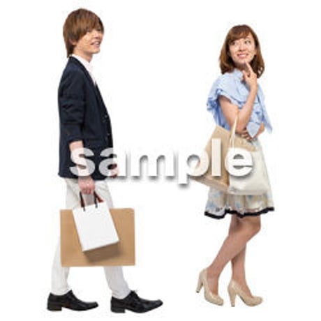 Cutout People　ショッピング　JJ_008