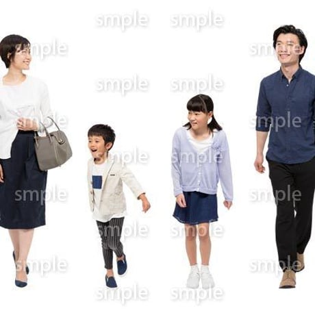 Cutout People　4人ファミリー　GG_231
