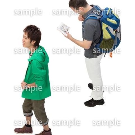 Cutout People　鳥瞰　人物　FF_078