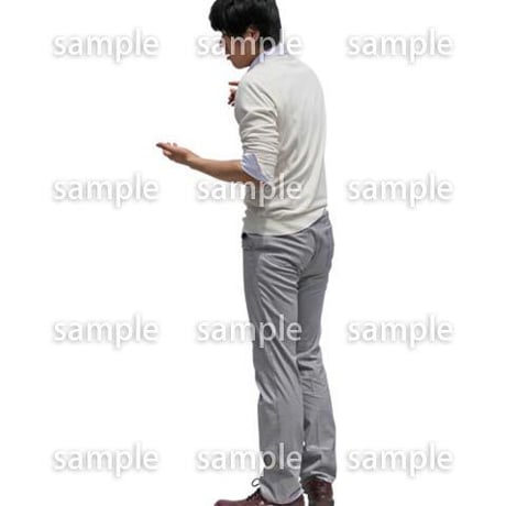 人物切抜き素材　ベーシックファッション編　P_319