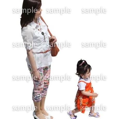 Cutout People　鳥瞰　人物　FF_143