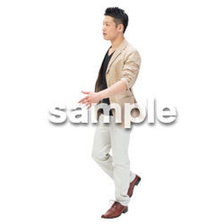 Cutout People　日本人カジュアル　BB_197