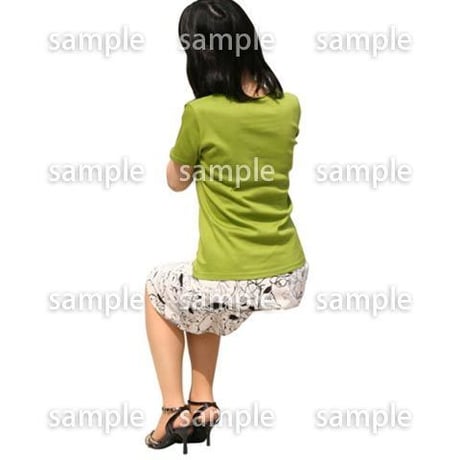 人物切抜き素材　夏服・フィットネス編　J_144