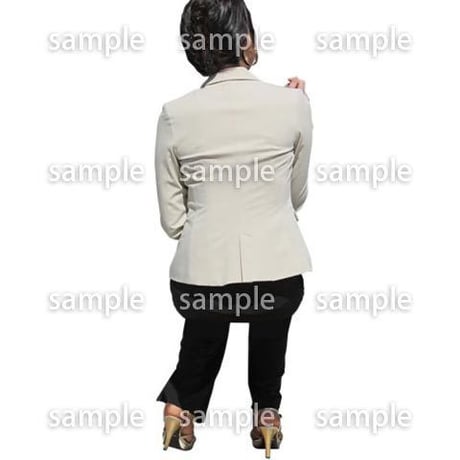 人物切抜き素材　座る人Ⅱ編　Q_127
