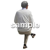 人物切抜き素材　シニアライフ編　R_445