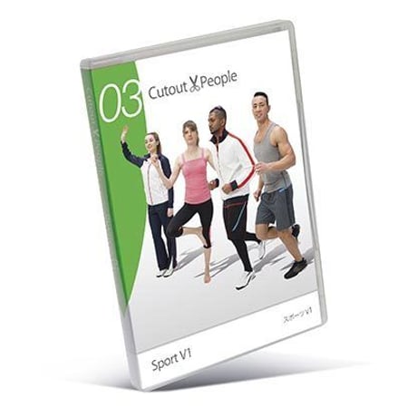 03 Cutout People スポーツ   [DVD]