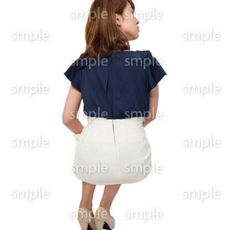 Cutout People　座る女性　KK_345