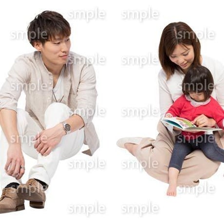 Cutout People　ファミリー　II_246