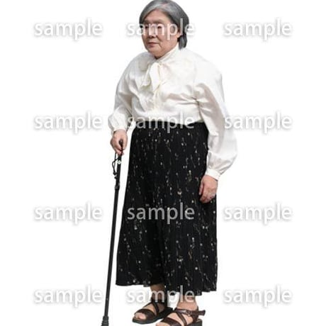 人物切抜き素材　シニア編　C_334