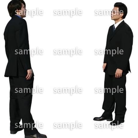 人物切抜き素材　男性女性編　A_162