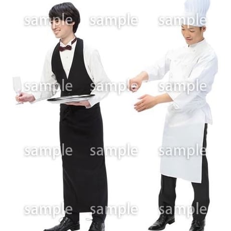 Cutout People　パーティースタッフ　DD_182