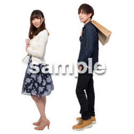 Cutout People　ショッピング　JJ_148