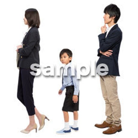 Cutout People　ファミリー　GG_038