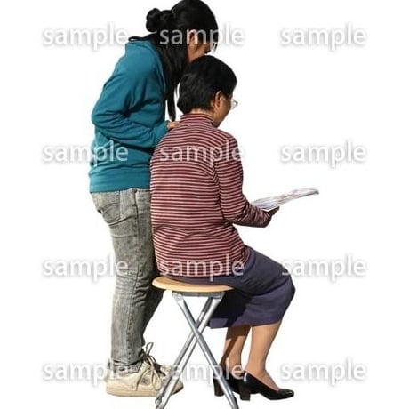 人物切抜き素材　男性女性編　A_326