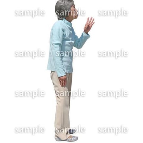 人物切抜き素材　シニアライフ編　R_138