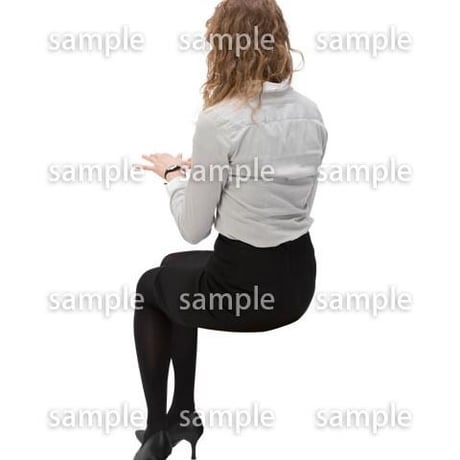 Cutout People　ビジネス　AA_474