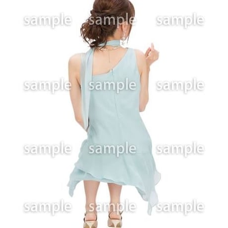 Cutout People　パーティー座る人　DD_480