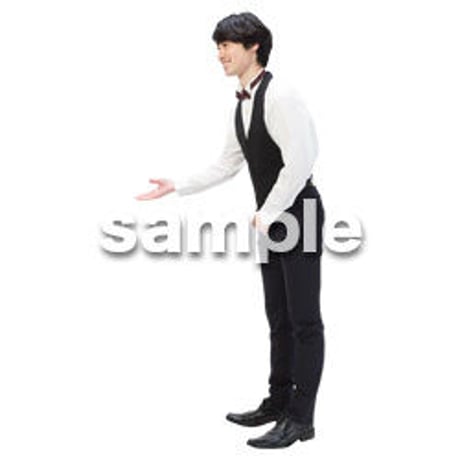 Cutout People　パーティースタッフ　DD_188