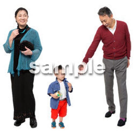 Cutout People　ファミリー　GG_186