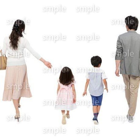 Cutout People　4人ファミリー　GG_220