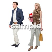 Cutout People　外国人ペア　JJ_457