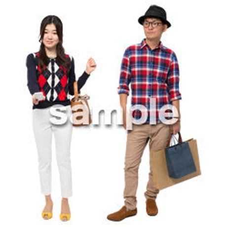 Cutout People　ショッピング　JJ_166