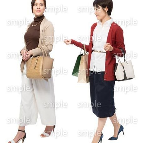 Cutout People　女性ペア　JJ_222