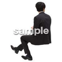 Cutout People　パーティー座る人　DD_399