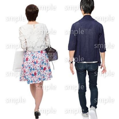 Cutout People　ショッピング　JJ_020
