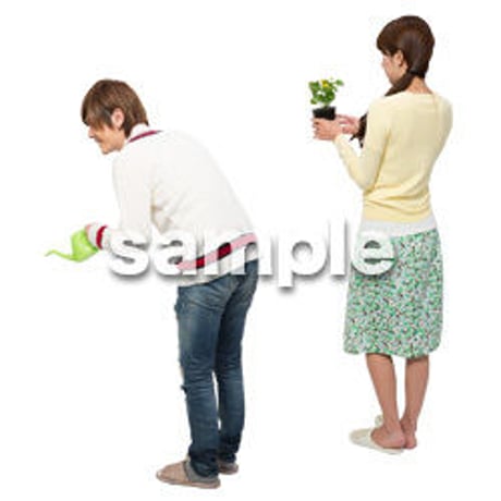 Cutout People　ガーデニング　II_164