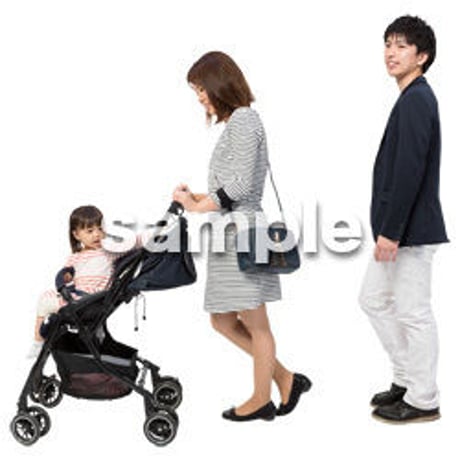 Cutout People　ファミリー　GG_133