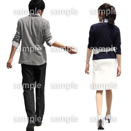 人物切抜き素材　ベーシックファッション編　P_040