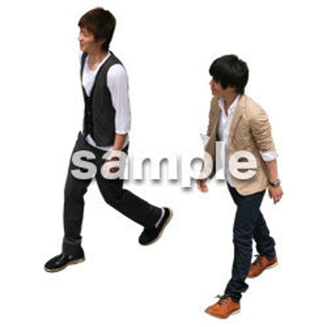 Cutout People　鳥瞰　人物　FF_122