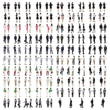 05Cutout People ビジネスV2 [ダウンロード版]