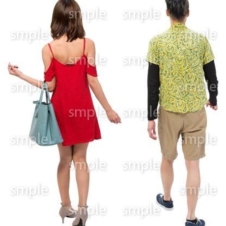 Cutout People　ショッピング　JJ_100