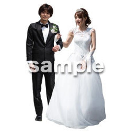 Cutout People　ウェディング　DD_031
