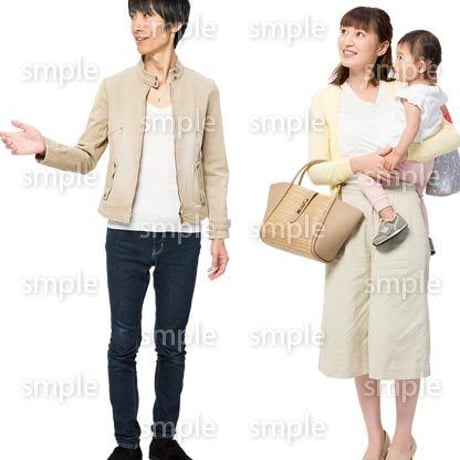 Cutout People　ファミリー　GG_116