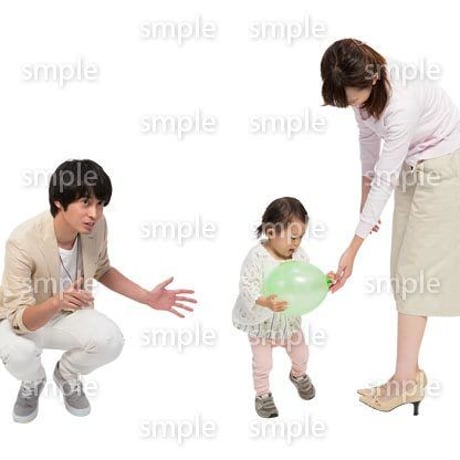 Cutout People　ファミリー　GG_176