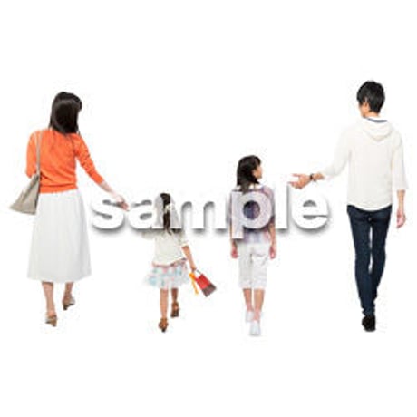 Cutout People　4人ファミリー　GG_240