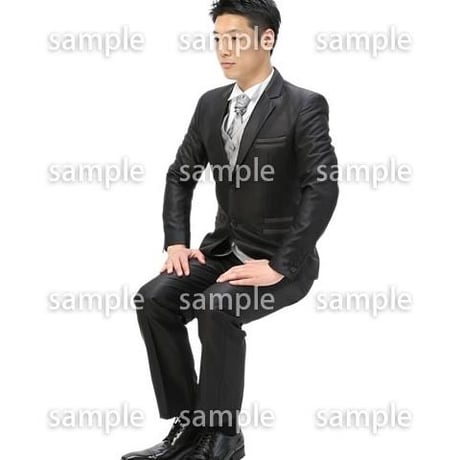 Cutout People　パーティー座る人　DD_412