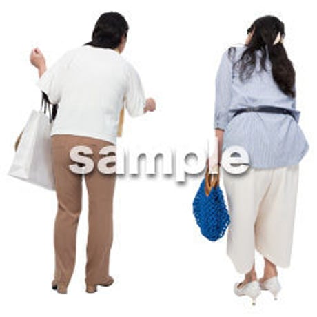 Cutout People　女性ペア　JJ_330